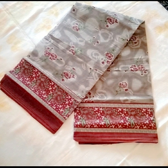 🌵2/$45 Gray Kanga, Beach Wrap, E. African  Sarong - Picture 3 of 4